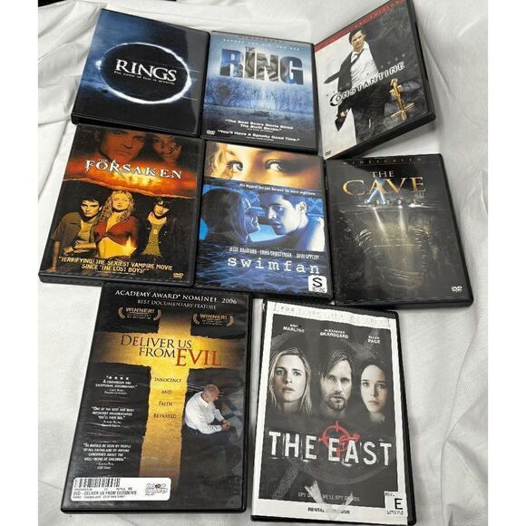 Horror Movie Lot 8 DVDs all in Good Condition Scratch Free Discs - Picture 1 of 2